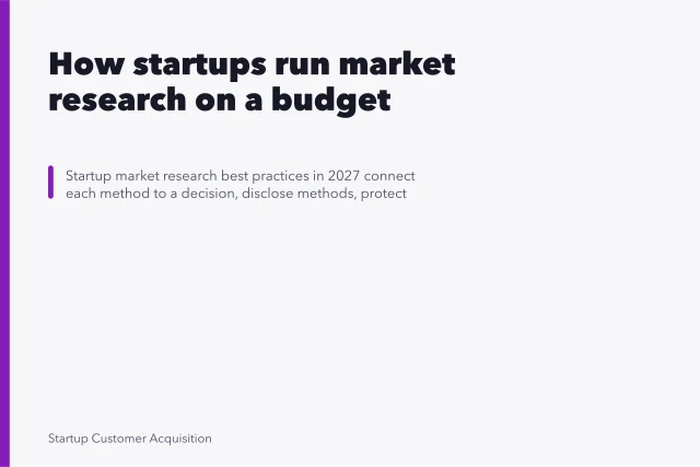 How startups run market research on a budget. How startups run market research on a budget
